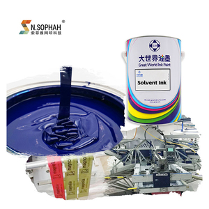 高品质定制PU TPU EVA PP PE印刷溶剂油墨最佳价格丝网印刷溶剂油墨 - Product Image 1