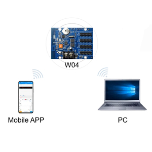 HD-W04 Controller con Display a LED a controllo WiFi a singolo/doppio colore sistema asincrono applicazione Video di connettività per telefono cellulare - Product Image 6