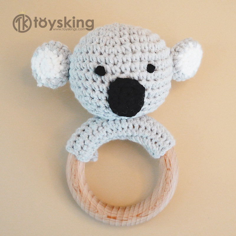 Campana de mano koala gris
