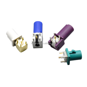 Connection ra fa4pin 4Pin SMB Jack konnektörü özel uzunluk dik açı düz kablo terminalleri için bağlantı kadın pimleri erkek PCB - Product Image 3