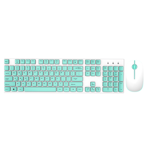 Combo de teclado y ratón inalámbrico multicolor 2,4G personalizado de fábrica, juego de teclado y ratón de 104 teclas, kit de teclado y ratón - Product Image 4