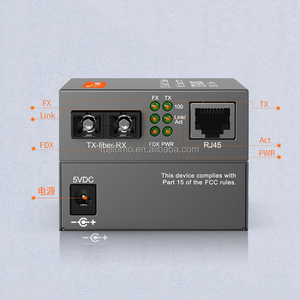 HTB 1100 medya dönüştürücü dubleks 2sc fiber HTB-1100S 10/100M base TX 100 base FX çok modlu D bağlantı medya dönüştürücü - Product Image 6