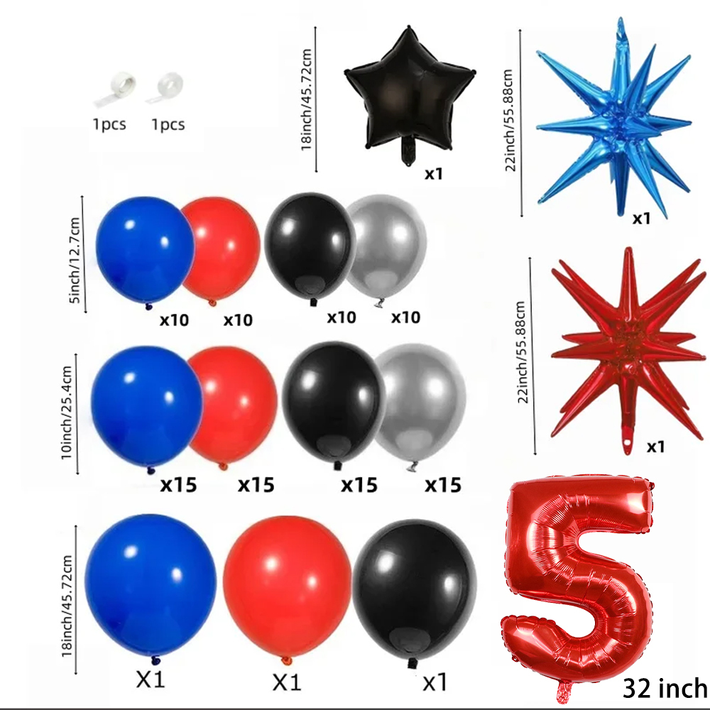 Rosso blu nero 5