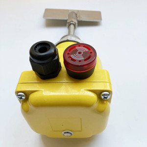 Fonte di fabbrica formato compatto polvere solido rilevare sensore di rotazione della lama rotante pagaia livello interruttore alette led luce e allarme - Product Image 4