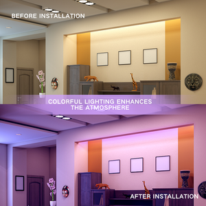 ไฟ LED ควบคุมผ่านแอป WiFi ระยะไกล5ม. ไฟเส้น LED สร้างบรรยากาศหลากสีอัจฉริยะไฟตกแต่งงานปาร์ตี้ - Product Image 2