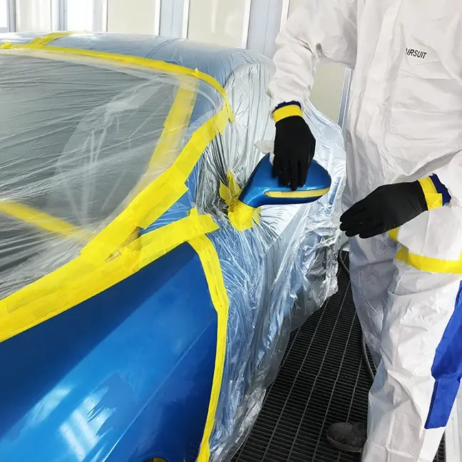 Üretici araba boyama koruma maskeleme krep kağıt bant çin otomotiv boyaları