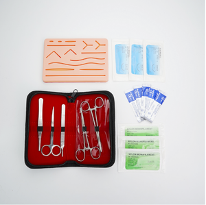 Tùy chỉnh 3-Layer Silicone phẫu thuật khâu Pad hoàn chỉnh sinh viên y tế đào tạo Kit cho y tá Đào Tạo - Product Image 1