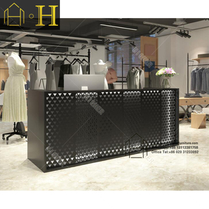 Mueble de oficina pequeño y moderno, mesa de MDF para mostrador, mesa de recepción - Product Image 5