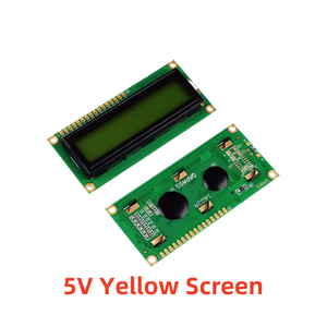 LCD1602A LCD1602 1602 LCD 1602A IIC I2C schermo in cristallo LCD modulo con scheda adattatore 5V blu giallo verde schermo grigio - Product Image 3