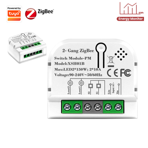 エネルギーモニター1/2ギャングWifi ZigbeeTuyaAlexaスマートスイッチコントローラーモジュールエネルギー電力測定ホーム自動化システム - Product Image 1