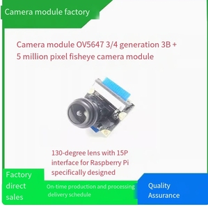 Modulo fotocamera 5 megapixel Raspberry PI OV5647, modulo fotocamera grandangolare di 130 gradi 3/4a generazione 3B + - Product Image 2