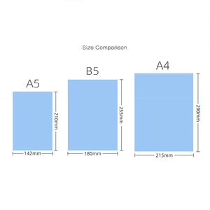 Etikett farbig A4 A5 B5 4 Binder Sheets Kunststoff Index Tab Teiler für Notebook - Product Image 2