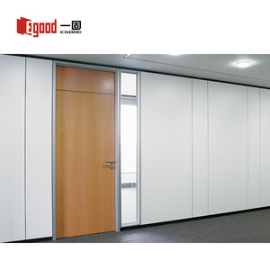 Sistema de pared de partición de vidrio de oficina acústica Panel fijo con perfil de aluminio Divisor de habitación de edificio comercial de doble altura - Product Image 6