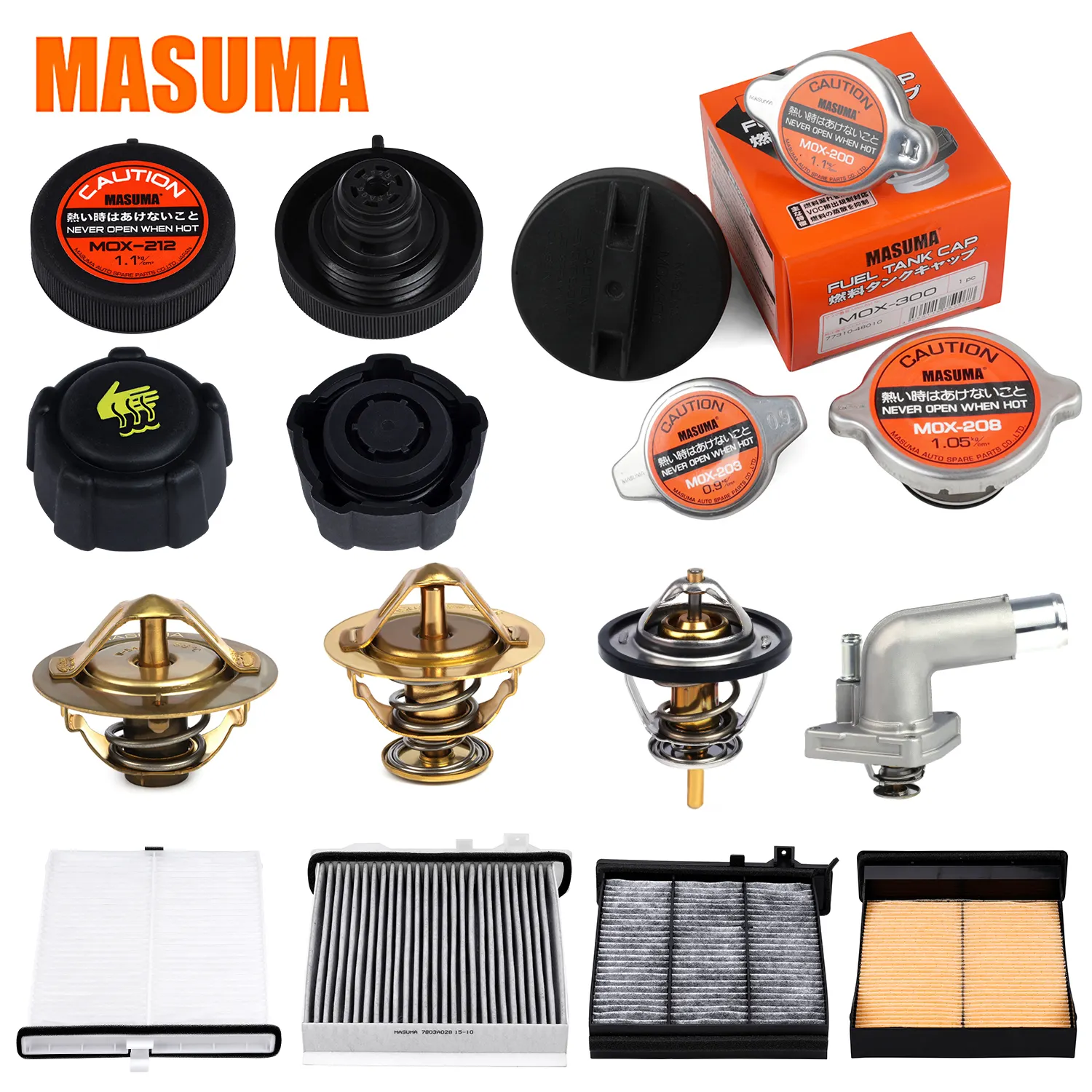 Japan MASUMA Auto Cooling system parts for TOYOTA LEXUS NISSAN HONDA ISUZU KIA Car cooling system