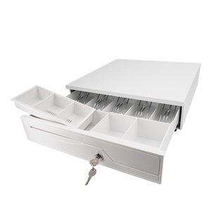 Supermercado Restaurante 405 Bandeja de dinero de metal Cinco ranuras de notas en efectivo de rejilla Sistema POS Máquina Caja registradora Cajón - Product Image 2