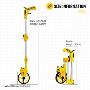 Cao cấp 13-inch xách tay Ba lần đo bánh xe công nghiệp/DIY khảo sát công cụ cho khoảng cách lên 99,999.9 feet OEM tùy chỉnh - Product Image 3