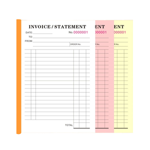 Özel makbuz kitapları kağıt ofis formları toplu tedarik toptan karbonsuz faturalar sipariş formları notebooklar kontrol - Product Image 4