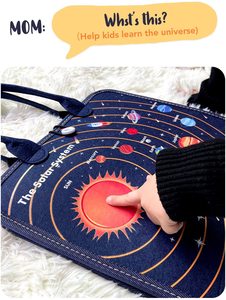 Hot Sell Felt Toddler Busy Board Educational Learning Baby Toddlers Busy <strong>Book</strong> for <strong>Basic</strong> Skill - Product Image 2