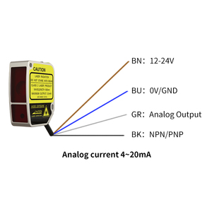 FLR-50-RS485 High Precision <strong>Analog</strong> 4-20mA <strong>Laser</strong> <strong>Sensor</strong> 0.01mm 80-500mm Displacement Linear Angle Measuring Position <strong>Sensor</strong> - Product Image 3