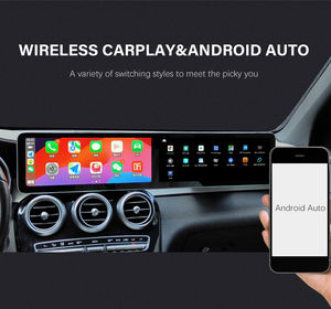 12,3 "pantalla dual Android 13 Carplay Android AUTO navegación Gps para mercedes-benz GLC X253 C W205 NTG5.0 sistema