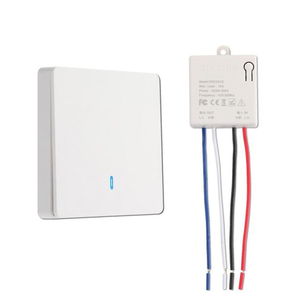 433Mhz Smart LED interruttore a pulsante universale telecomando Wireless per AC90 ~ 250V 10A 1CH relè Max 220V per illuminazione domestica - Product Image 4