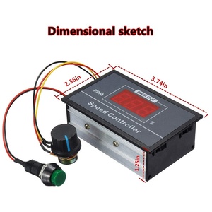 PWM Motor <strong>Speed</strong> <strong>Controller</strong> 6V 12V 24V 48V Pulse Width Modulation Regulator Stepless <strong>Variable</strong> <strong>Speed</strong> Forward