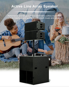 DTL110 Stage concerto professionale Line Array sistema di altoparlanti DSP 18 pollici Sub-woofer 10 pollici attivo Line Array di altoparlanti Set - Product Image 2