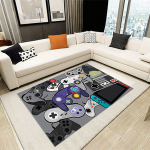 Factory Wholesale Custom Modern Printed Large Size Machine Made Carpet Living Room Rug Mat for Home Bedroom Use 1 Piece Min. - Product Image 1