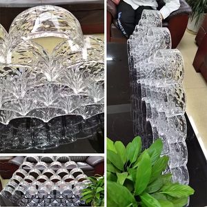 Tinh thể rõ ràng gạch thủy tinh axit khắc hồ quang mỏng nóng chảy gạch thủy tinh 230x100x18mm Kích thước giá bán buôn gạch thủy tinh rắn - Product Image 6