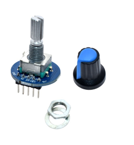 Rotary Encoder Module for <strong>Arduino</strong> Brick <strong>Sensor</strong> Development Round Audio Rotating <strong>Potentiometer</strong> Knob Cap EC11