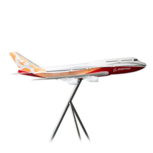 Büyük uçak modelleri büyük ölçekli 1.2 metre Boeing Airliner reçine uçak modeli 747-8 tanıtım sergi salonu zemin ekran - Product Image 1