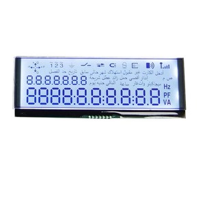 Display Lcd personalizzato grande 16 14 7 segmento Tn Stn Fstn Va Lcd cifra monocromatico Display Lcd per termostato e misuratore di energia - Product Image 1