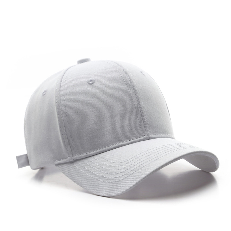 White-Structured Baseball Cap