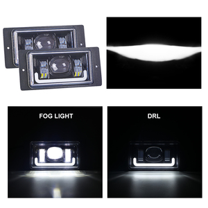 ไฟตัดหมอก LED 30W สีดำกำลังสูงสำหรับ Lada vaz Niva ชุดประกอบไฟตัดหมอกหน้า2110 ~ 2115พร้อม DRL/สัญญาณเลี้ยว12V - Product Image 5