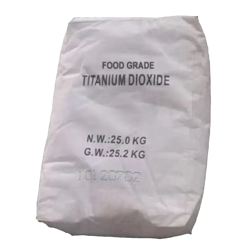 25 kg Beutel Preis Tio2 Rutilanatase Lebensmittelqualität Titan Dioxid