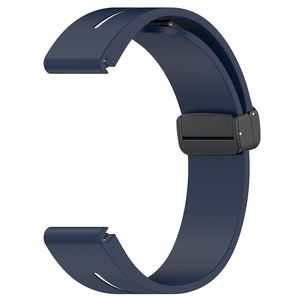 Hot Sale 20mm Black/Silver Buckle Universal Folding Watch Strap for <strong>Garmin</strong> Fenix7 Pro Fenix6s <strong>Fenix5x</strong> 22/26mm Silicone