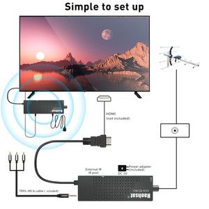 Haohsat TV Stick DVB-T2Pro เครื่องถอดรหัส,4K HEVC DVB ดิจิตอล DVB T2 TV HD Tuner H.265กล่องรับสัญญาณ WIFI DVB C T2แท่งรับสัญญาณทีวี - Product Image 3