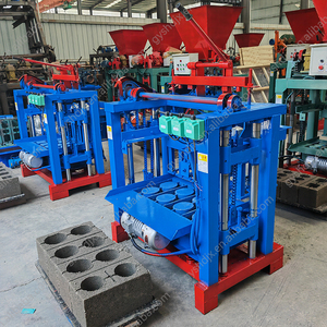Nuovo 380V 4-35 blocco di calcestruzzo che forma la macchina manuale di mattoni in calcestruzzo che fa la linea di vibrazione del motore di cemento blocco macchina per la vendita