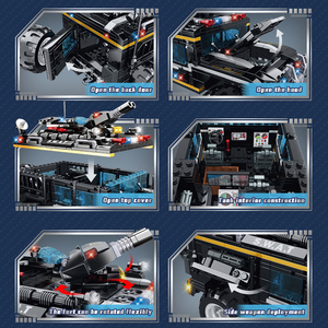 Woma-Spielzeug C5024 C5025 2 Bauweise SWAT-Autoblöcke zum Bau Roboter-Spielzeug Plastik Bauklötze Spielzeugset - Product Image 4
