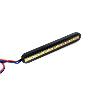 Autodragons <strong>24</strong> <strong>LED</strong> License Plate Lights Tail Indicators Red Yellow Motorcycle Dynamic Turning Light