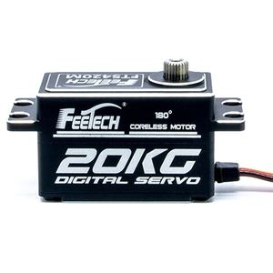 Düşük profil Servo Buggy tech FT5420M için 1/10 RC araba çelik dişli çekirdeksiz Motor radyo kontrol modeli Buggy araba Servo için - Product Image 3