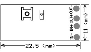 433MHz DC 3,6 V 18V Mini-Relais Kleiner Motor vorwärts und rückwärts Drahtloser Hochfrequenz-Fernbedienung schalter LED-Lichts teuerung