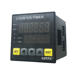 Sommv 72*72 220VAC Relayoutput Contador de temporización y función de conteo de medidor Contador de temporización inteligente - Product Image 1
