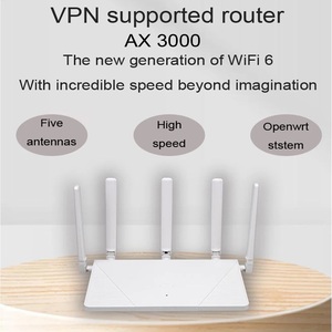 Ax3000m wifi6 Bộ định tuyến Gigabit băng tần kép 2.4G & 5g 802.11ax hỗ trợ tầm xa openvpn Chất lượng cao 5 ăng ten ngoài - Product Image 4