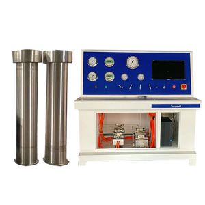 External Hydraulic <strong>test</strong> Bench Seamless Gas Cylinder Detection Volume Residual Deformation Rate Measurement Equipment