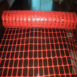Rete in Pvc rete di plastica Pvc rete rete all'ingrosso 100% personalizzata Pe 80Gsm paesaggio recinzione di avvertimento barriera di sicurezza recinzione linea della macchina - Product Image 5