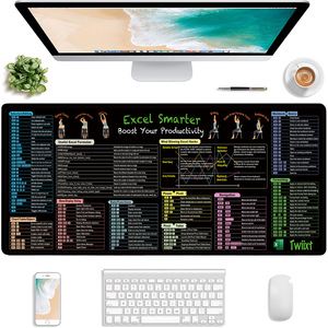 Gaxever personalizado Excel inglés acceso directo teclado y alfombrilla de ratón, gran integrado Oficina Ip ordenador antideslizante escritorio Pad - Product Image 1