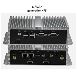MiniPC per computer industriali quad-core per ufficio casa Linux host incorporato fanless dual COM seriale Ubuntu server minicomputer - Product Image 2
