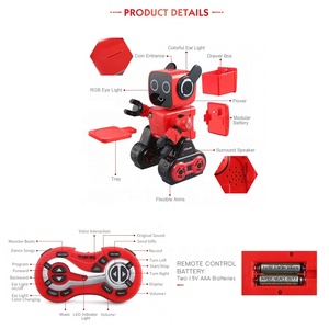 Smart educational remote control rc robot toy intelligent interactive LED light robot da ballo musicale con salvadanaio incorporato - Product Image 6