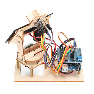 ソーラートラッキングメーカー学習キットDIY教育用の木材素材で作られ、STEM教育に適しています。<span class=keywords><strong>Arduino</strong></span>用
